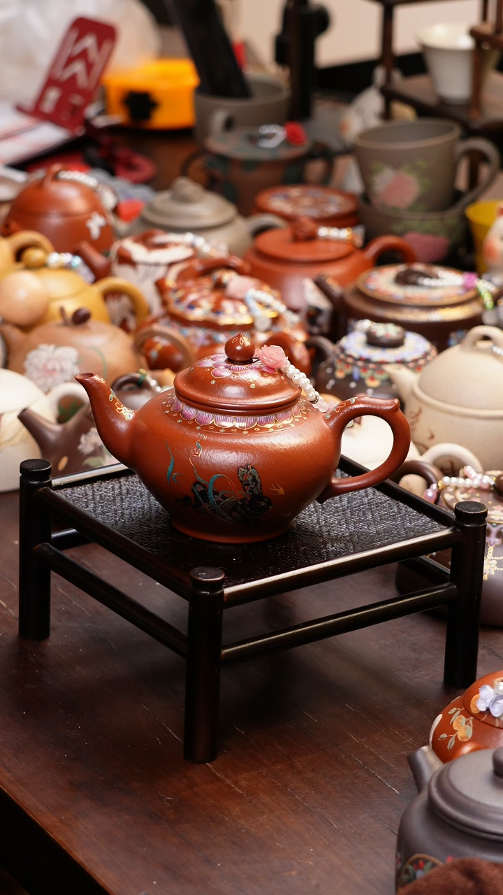 【闪购商品】原矿手工紫砂壶朱泥