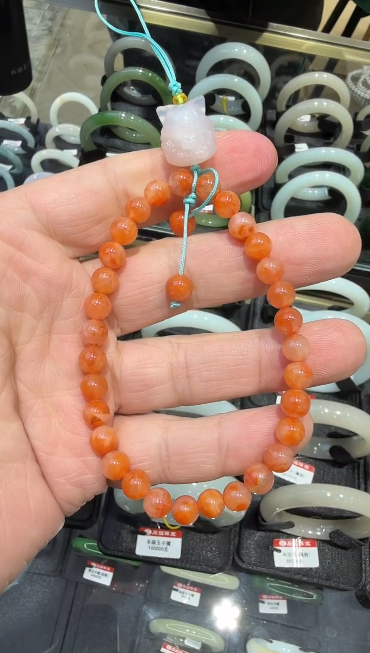 未镶嵌手链南红玛瑙多样性发一