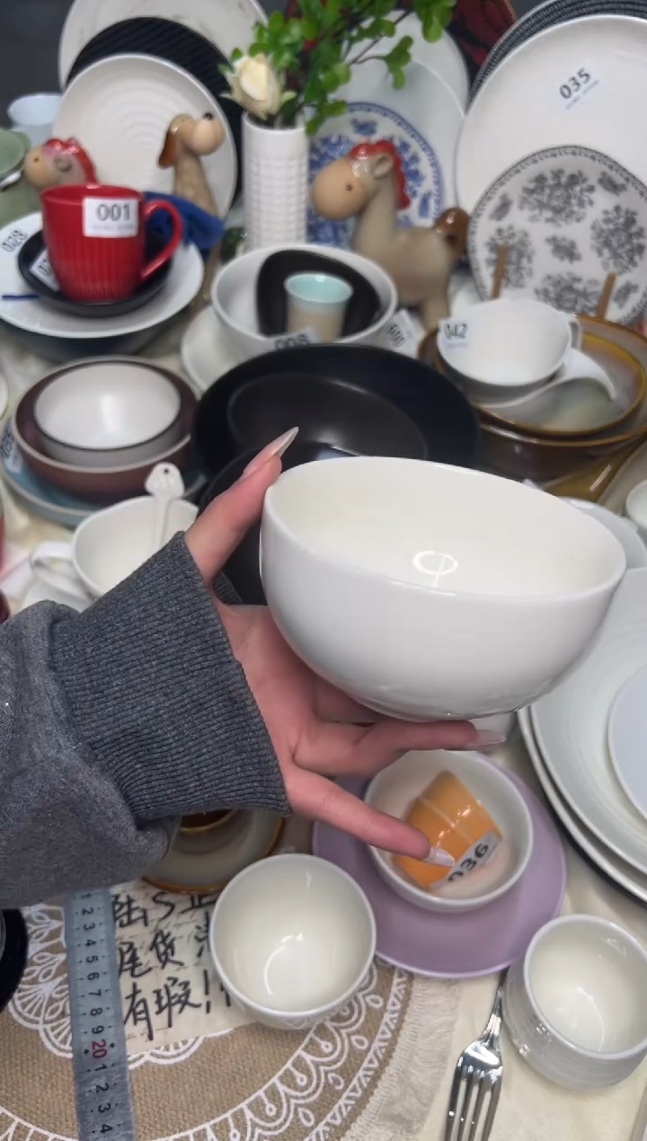 新骨瓷056瑕疵 暖白 5寸 米饭碗 2只装