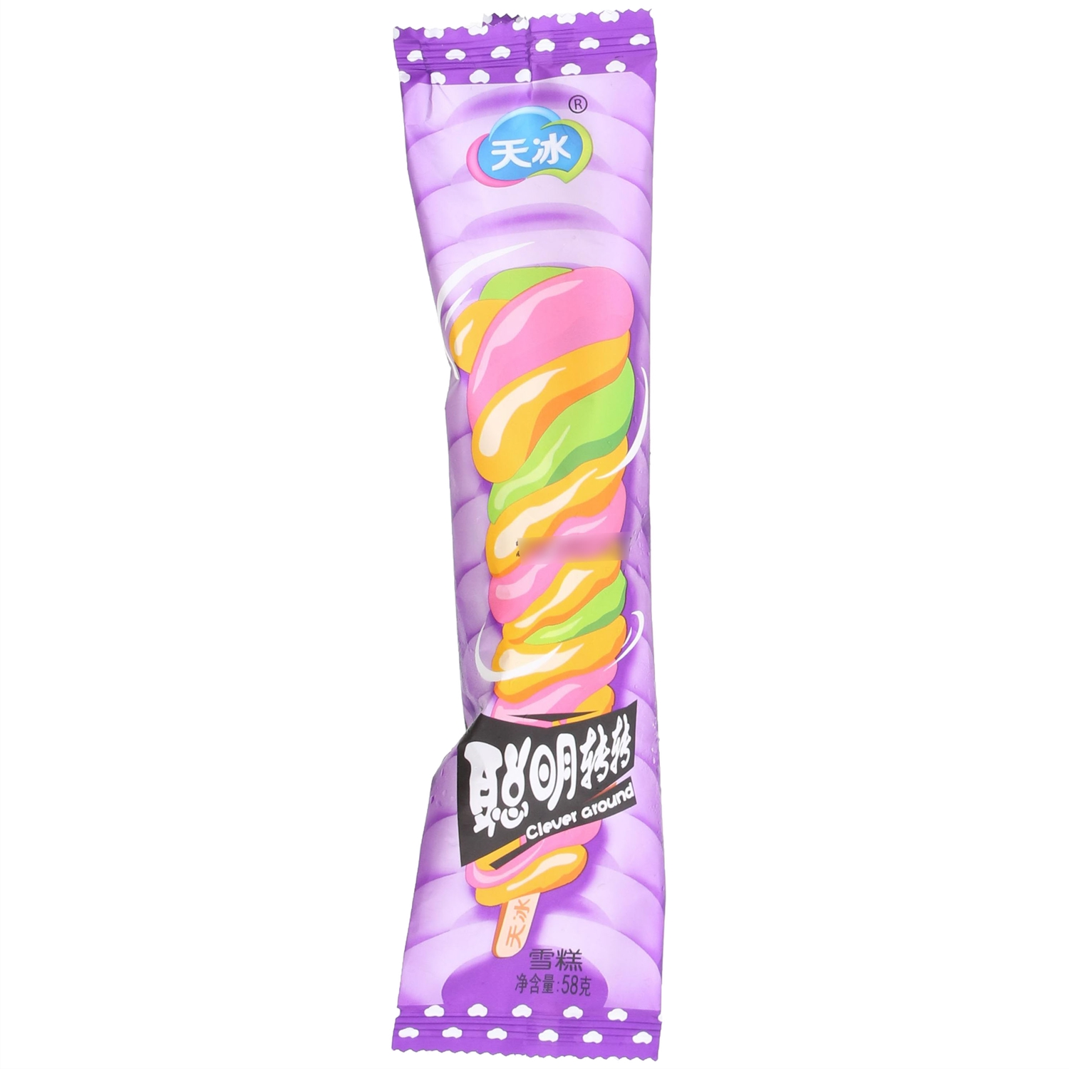 【小时达】5支装天冰聪明转转雪糕58g