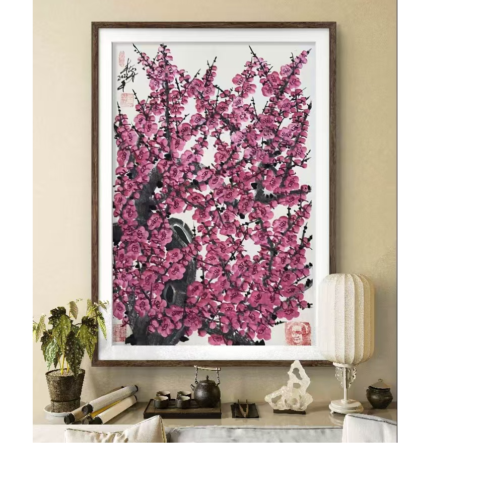 橱窗展示/国画作品/杜宝才宣纸国画/不带框