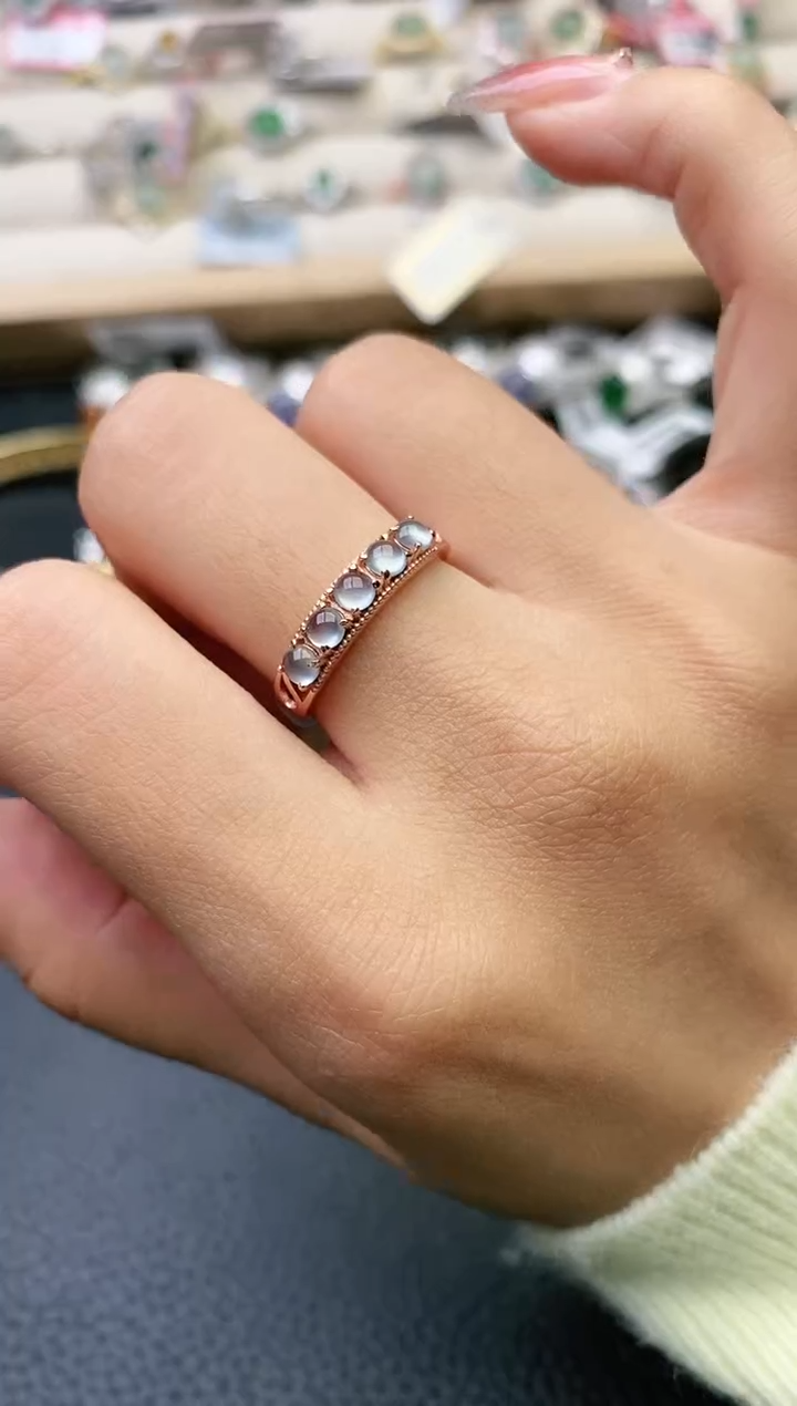 【闪购商品】翡翠戒指银S925镶嵌11111