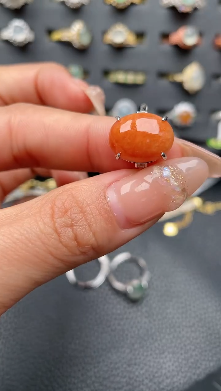 【闪购商品】翡翠戒指银S925镶嵌2222222222  11