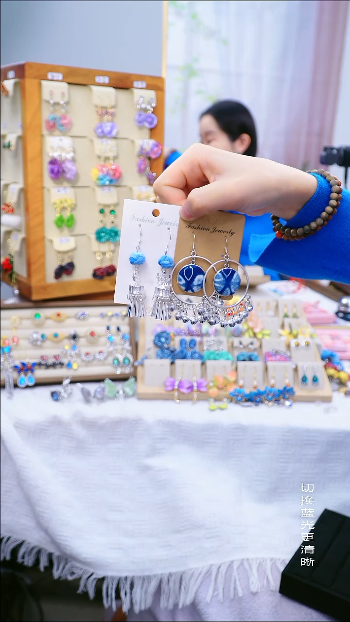 铜合金925银树脂仅一件孤品标本耳饰（不退不换 跑单小黑屋）