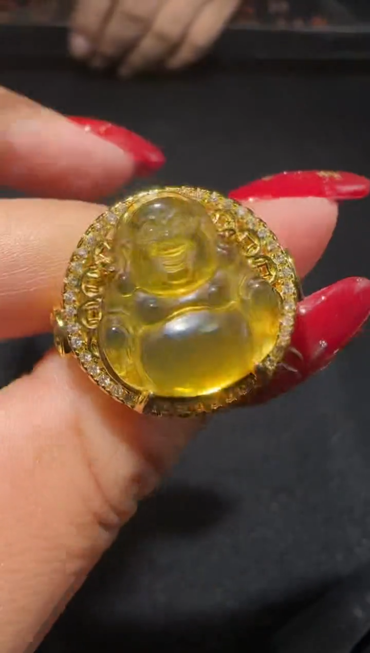 【闪购商品】琥珀戒指未镶嵌多样性发货拍一发一