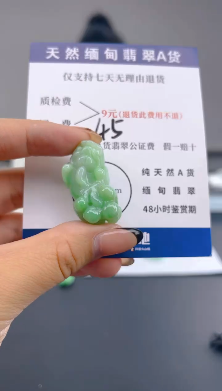 颈饰未镶嵌翡翠纯天然缅甸翡翠A货