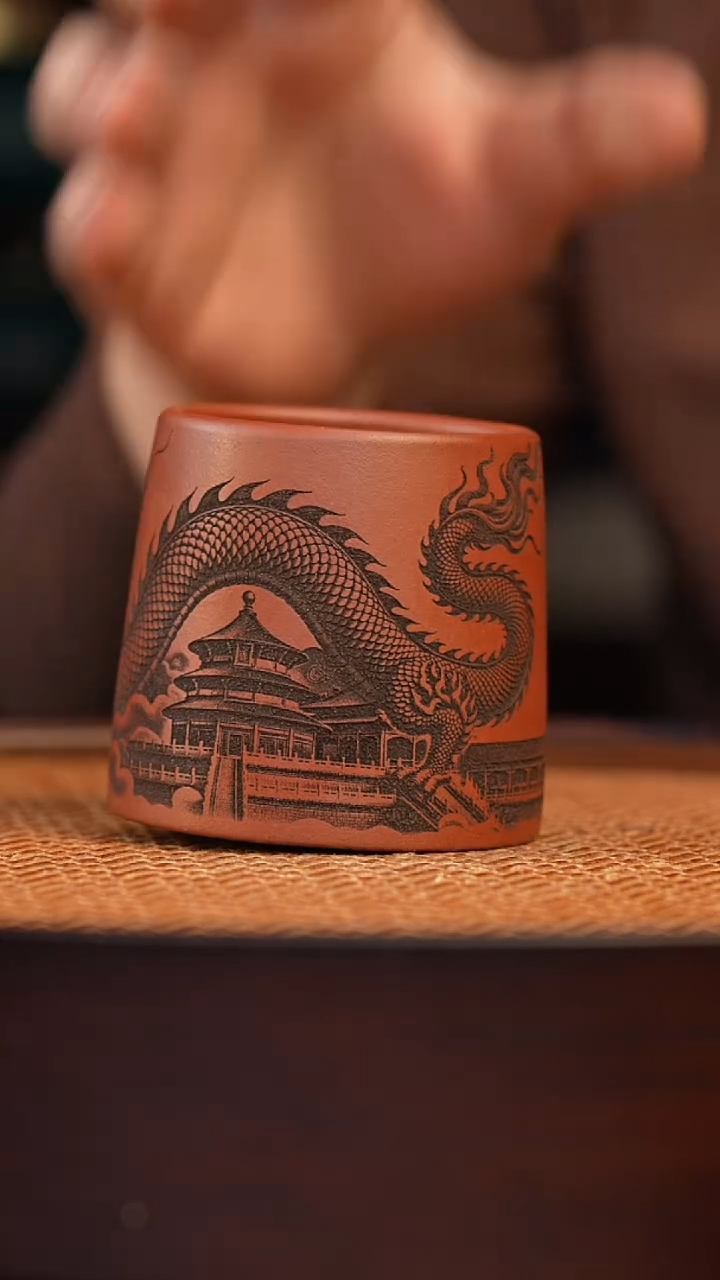 宜兴全手工紫砂杯