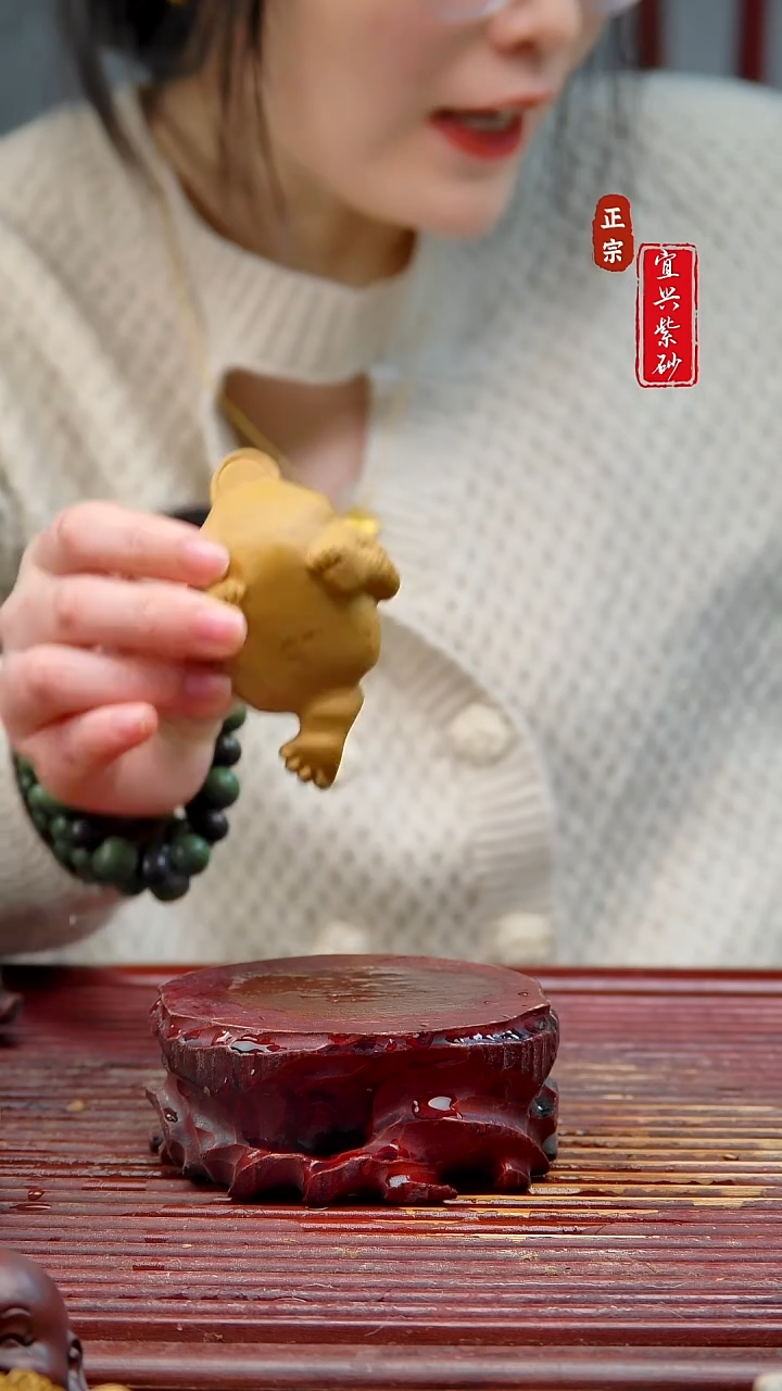 紫砂茶宠宜兴紫砂茶宠摆件