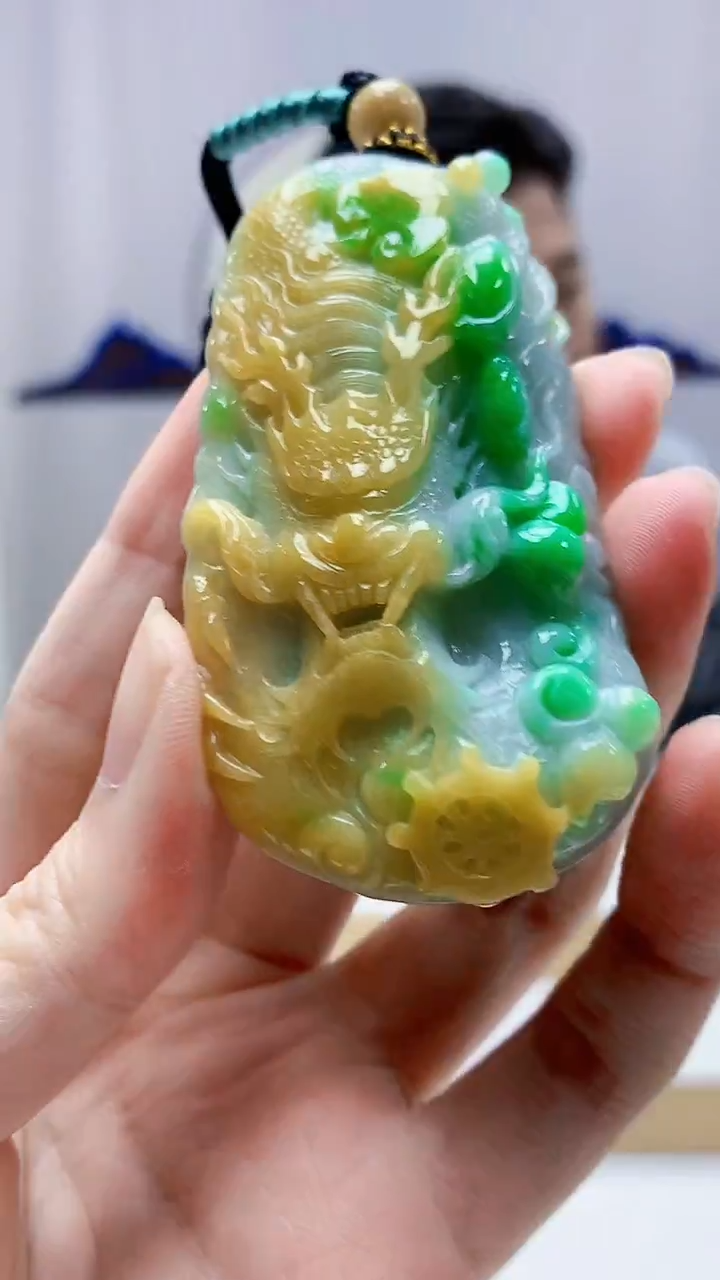 未镶嵌定制翡翠4917zm-毛货挂件172