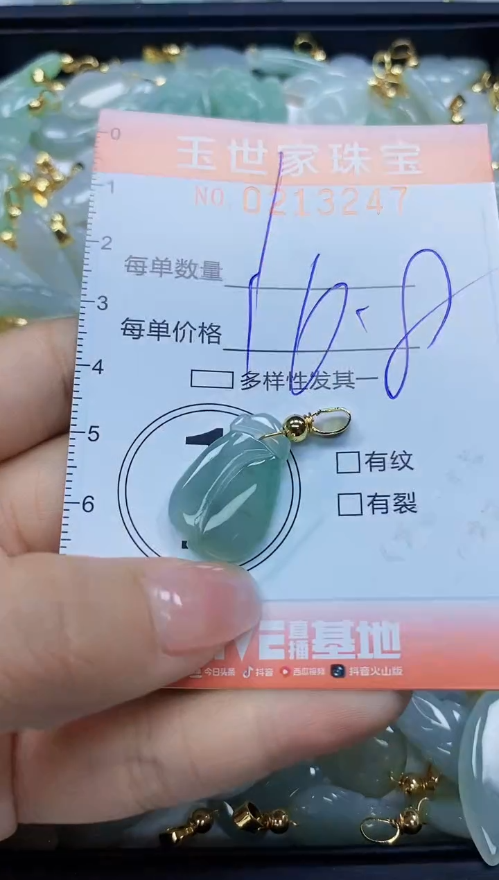 【闪购商品】翡翠未镶嵌颈饰闪购0213247