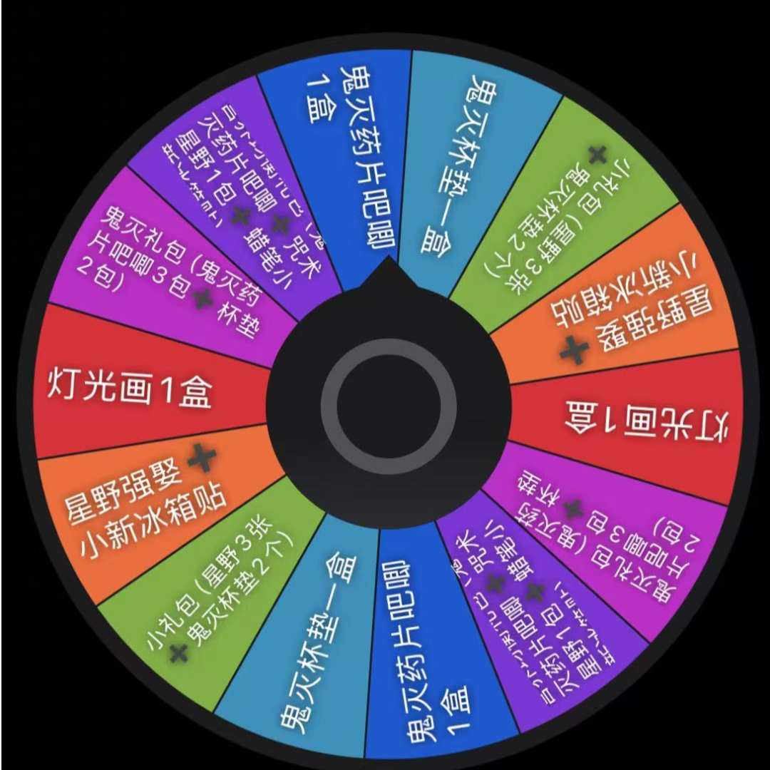 【辣辣】新春礼包大转盘 端盒 咒术 鬼灭 大混池 色纸 杯垫+吧唧