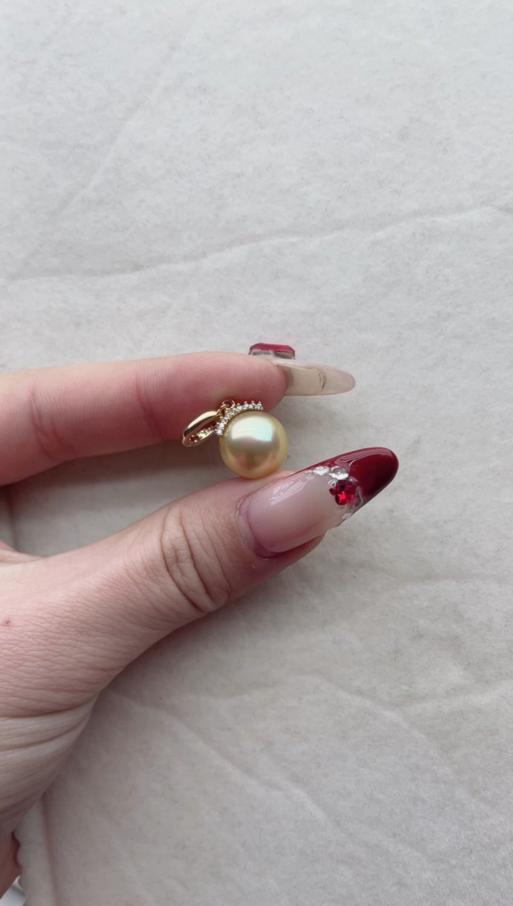 【闪购商品】海水珍珠吊坠银S925镶嵌Y3