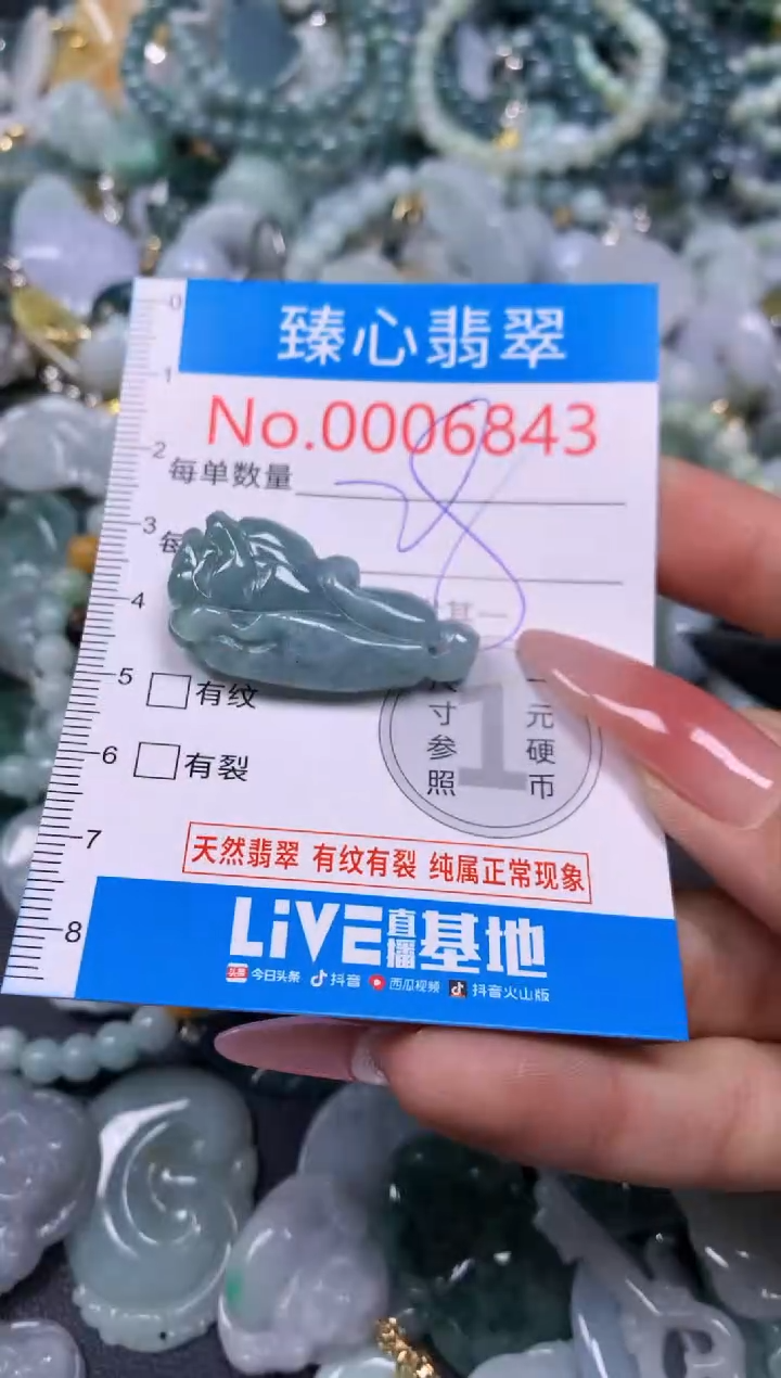 【闪购商品】翡翠颈饰未镶嵌含绳0006843