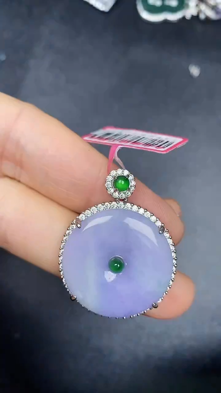 银S925镶嵌戒指翡翠2570