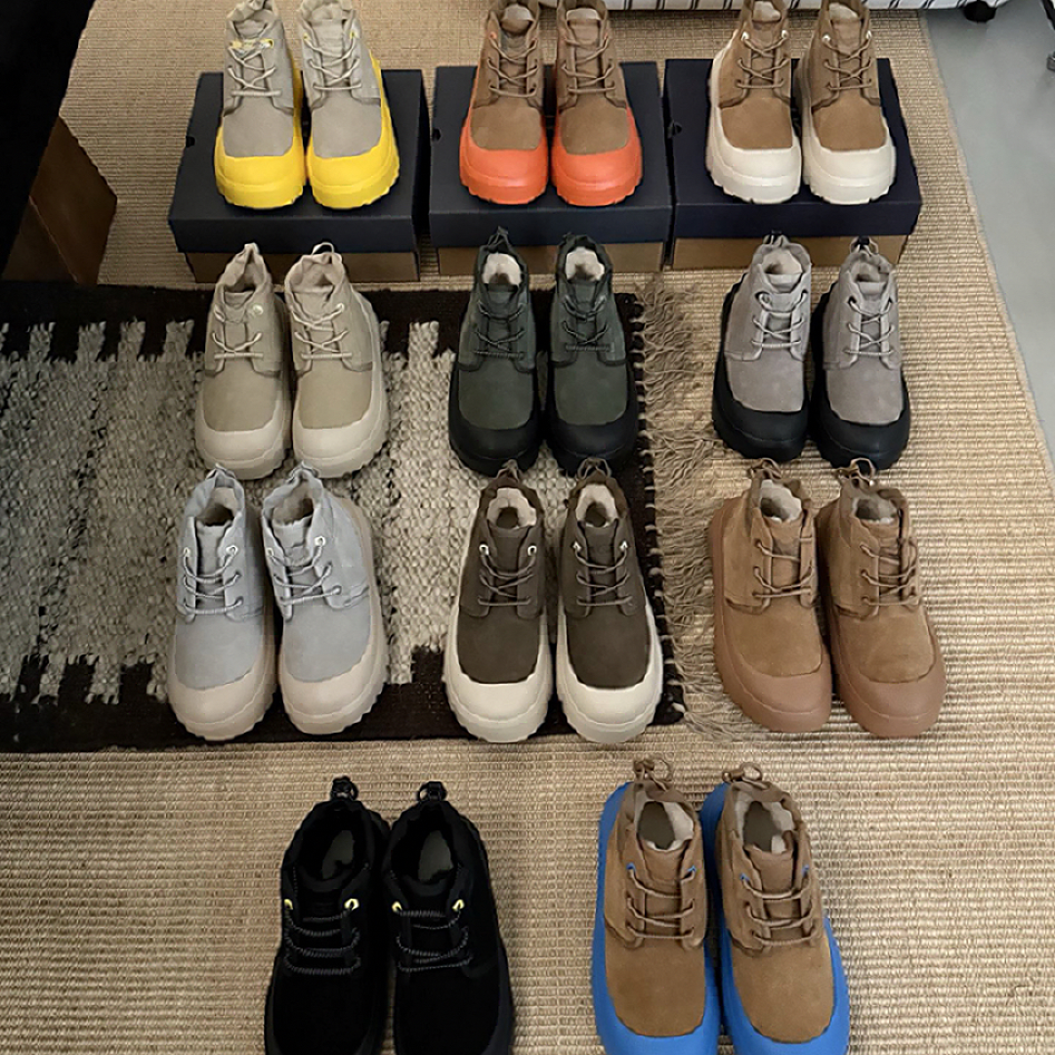 河南桑坡发货真皮真毛高邦塔斯曼王一博同款情侣款羊皮毛一体