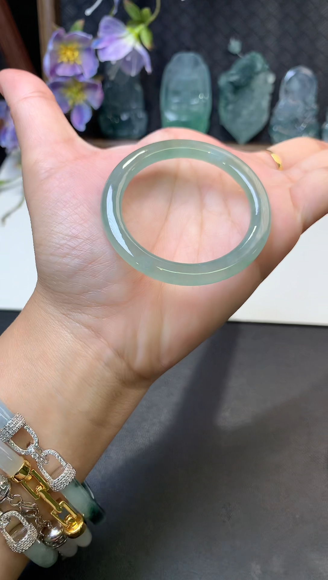 未镶嵌定制翡翠毛货