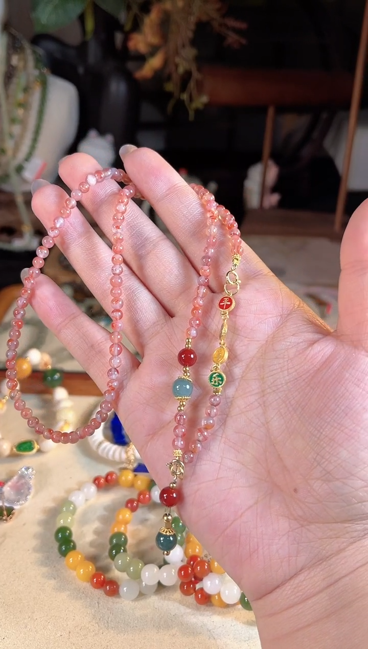 【闪购商品】南红玛瑙项链未镶嵌多样性发货其一