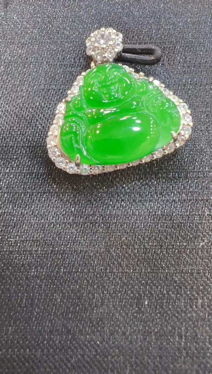 翡翠银S925镶嵌吊坠(不含链)多样性团购发一件