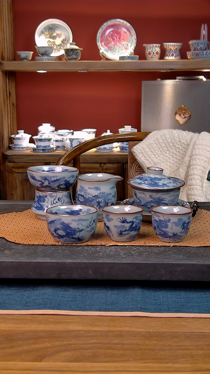 简装家用款6件套 老陶泥开片纹陶瓷茶具