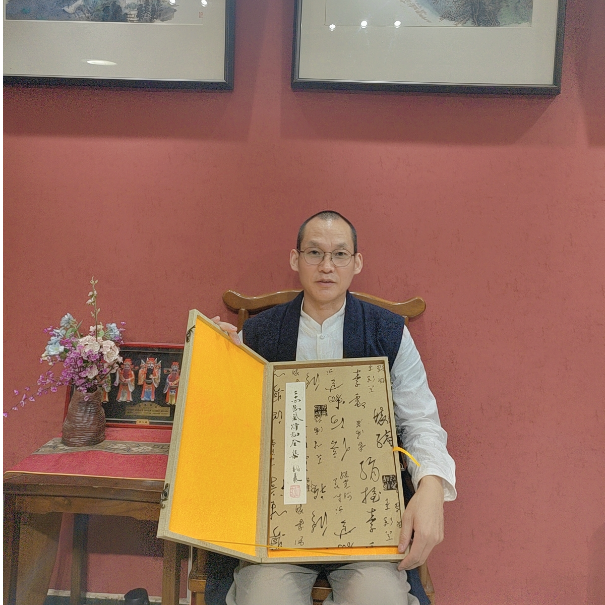 王艺老师书法作品二十四节气册页