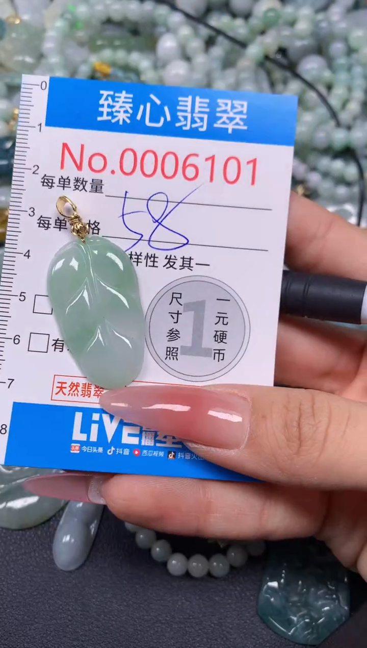 【闪购商品】翡翠颈饰未镶嵌含绳0006101