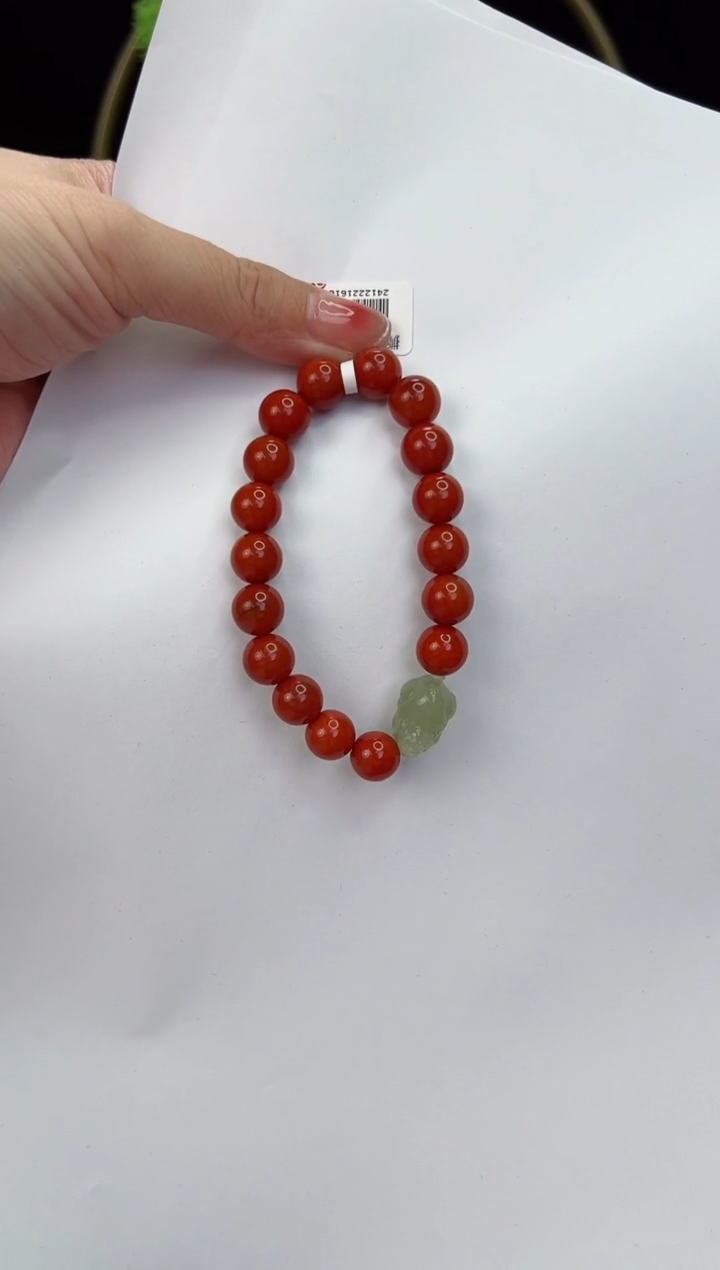 【闪购商品】玛瑙/玉髓手串未镶嵌红玛瑙