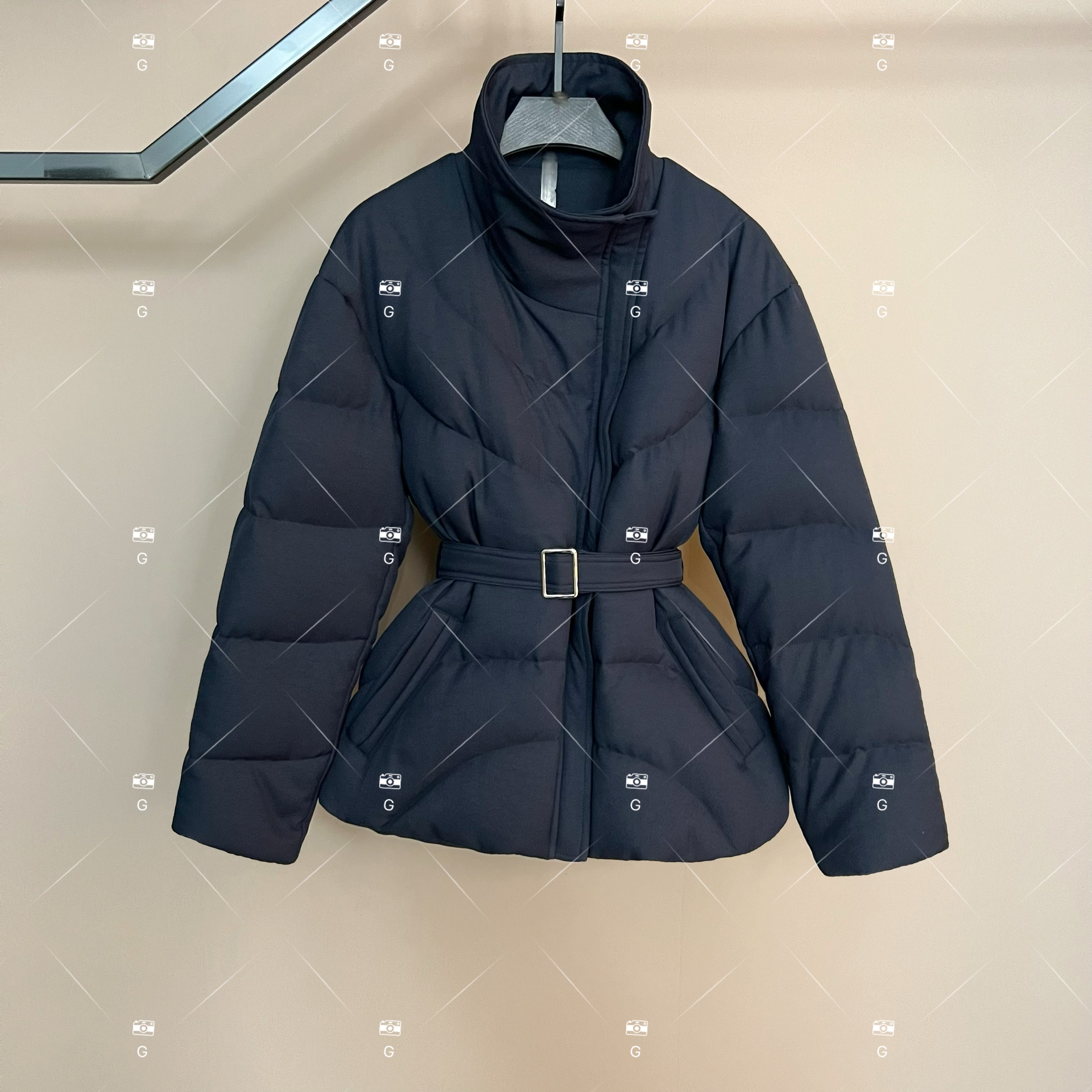 【楠楠】秋冬气质小香风时尚设计师中长款羽绒服 GS-57868