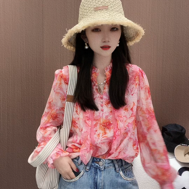 《CHUN》凤鸾春明桑蚕丝上衣