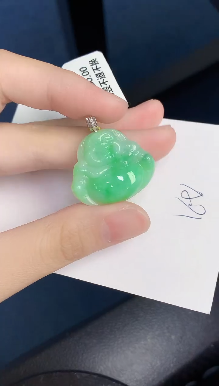 【闪购商品】翡翠颈饰18K金镶嵌000000000