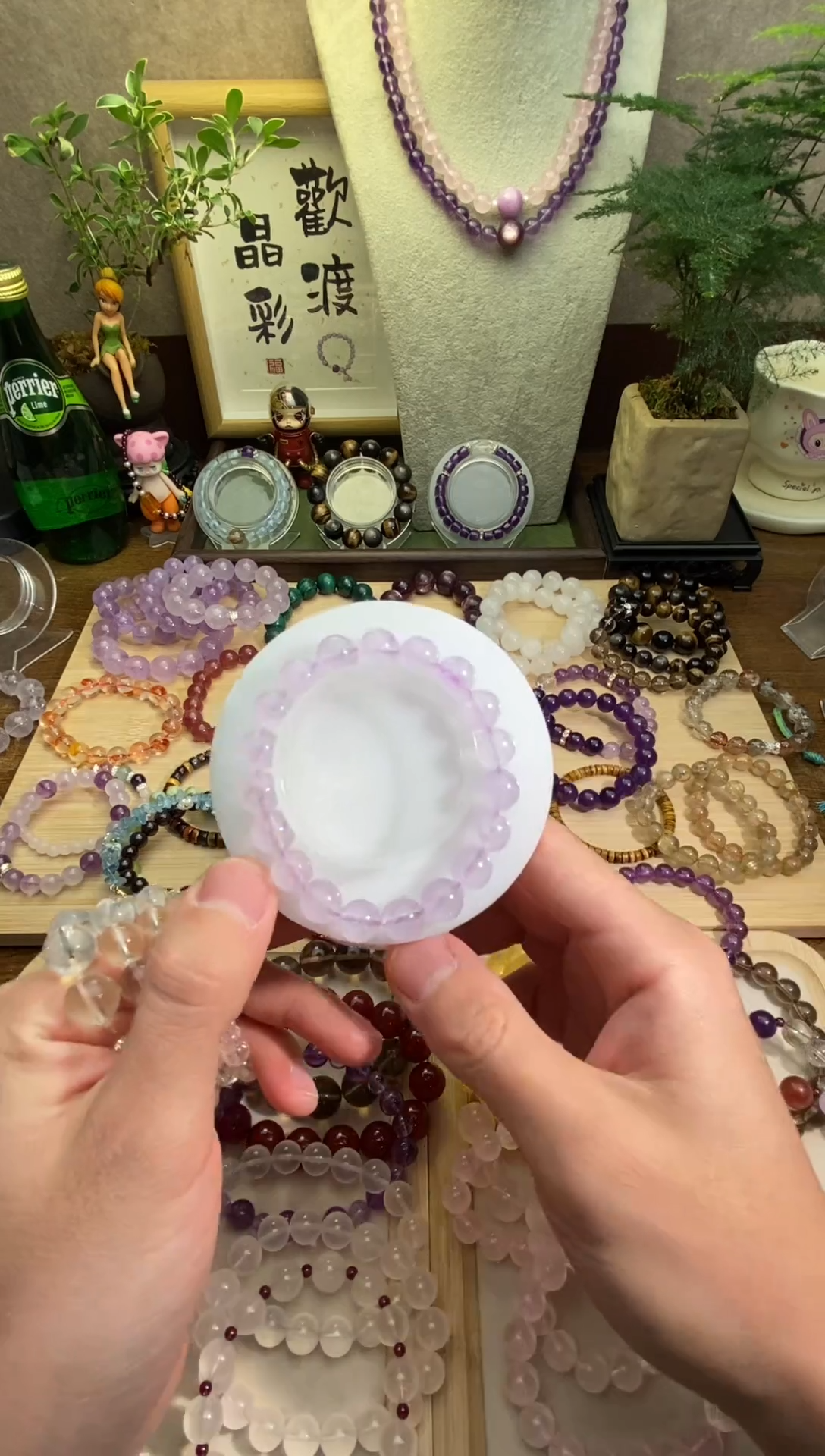 未镶嵌手串水晶天然玻利维亚紫水晶单圈直径10mm