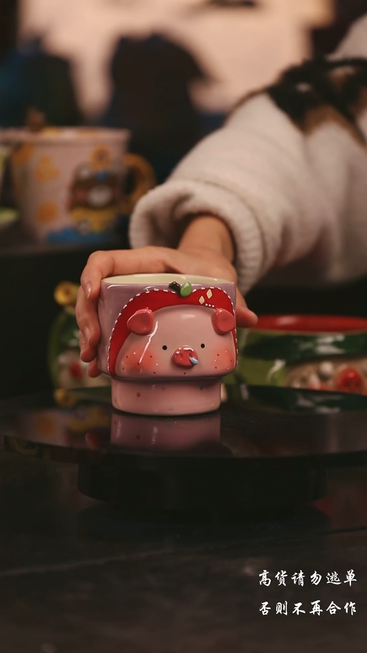 陶瓷景德镇可爱设计师款陶瓷 