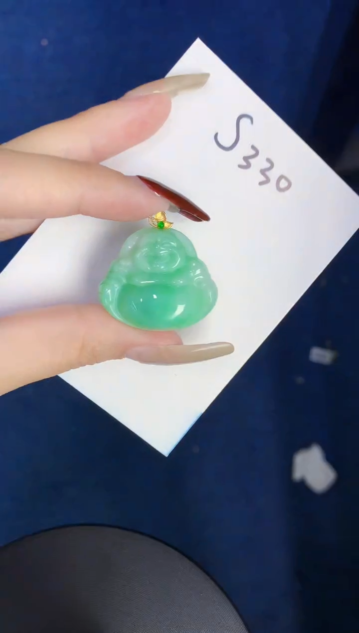 【闪购商品】翡翠颈饰18K金镶嵌0000000000