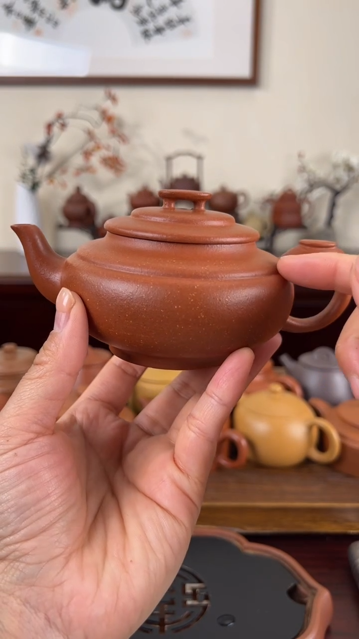 【闪购商品】紫砂茶壶红降坡上新桥壶240CC