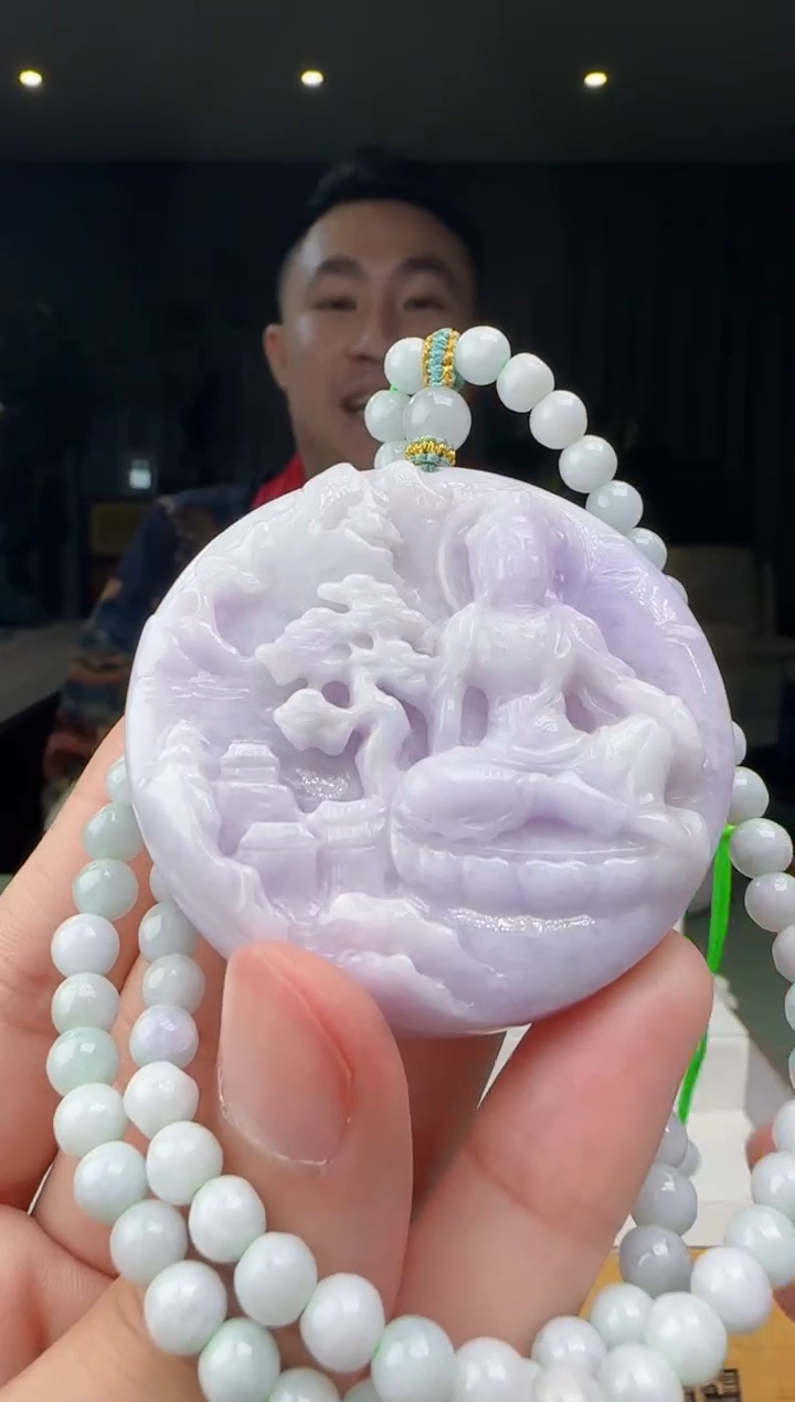 【闪购商品】翡翠吊坠(赠链)未镶嵌XM@@60B7J14582A