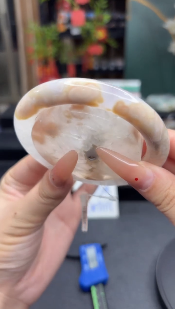 【闪购商品】石英质玉手镯未镶嵌514（60圈赠送镯心）