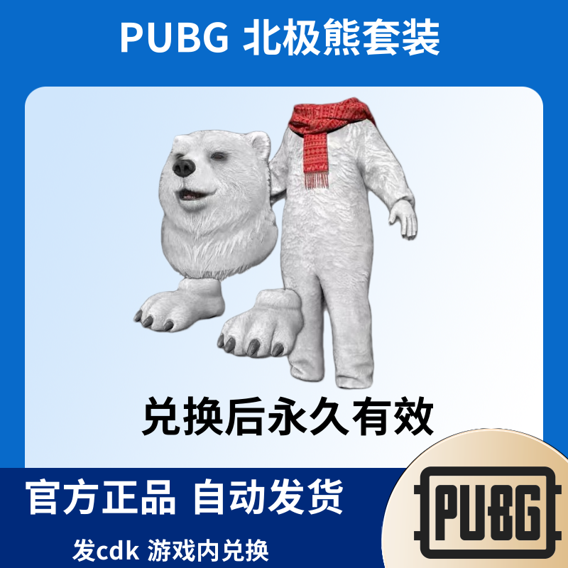 Steam绝地求生PUBG皮肤北极熊套装CDK兑换码