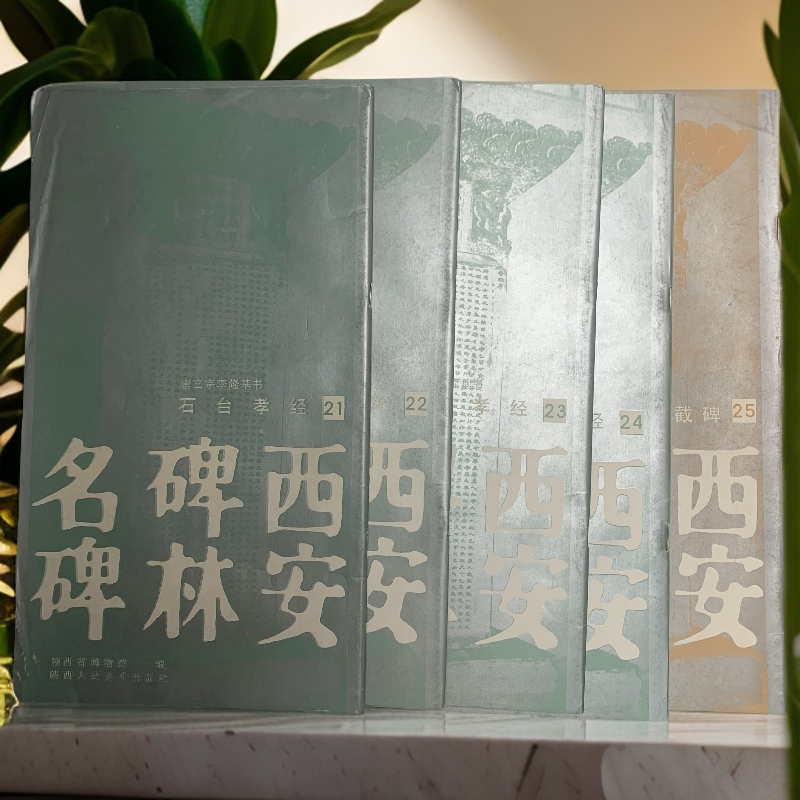 9新  西安碑林名碑第五函外盒在内册品好石台孝经兴福寺半截碑H
