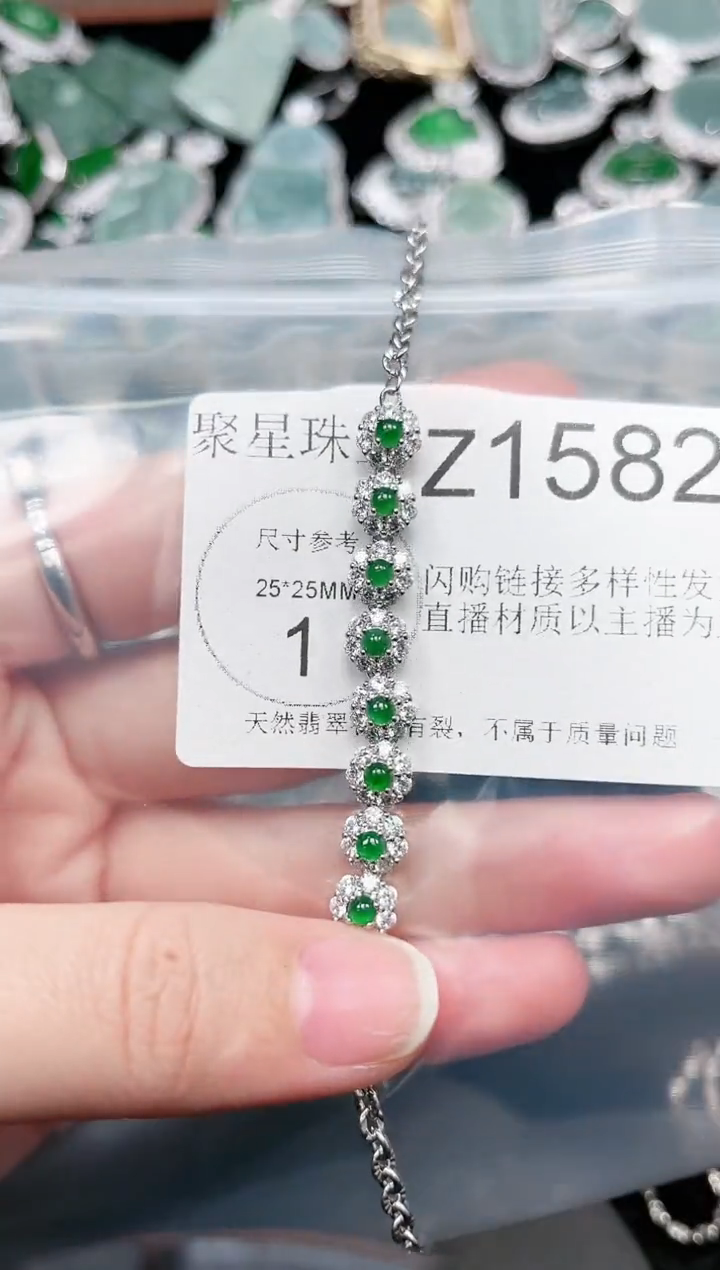 【闪购商品】翡翠颈饰未镶嵌1582赠皮绳