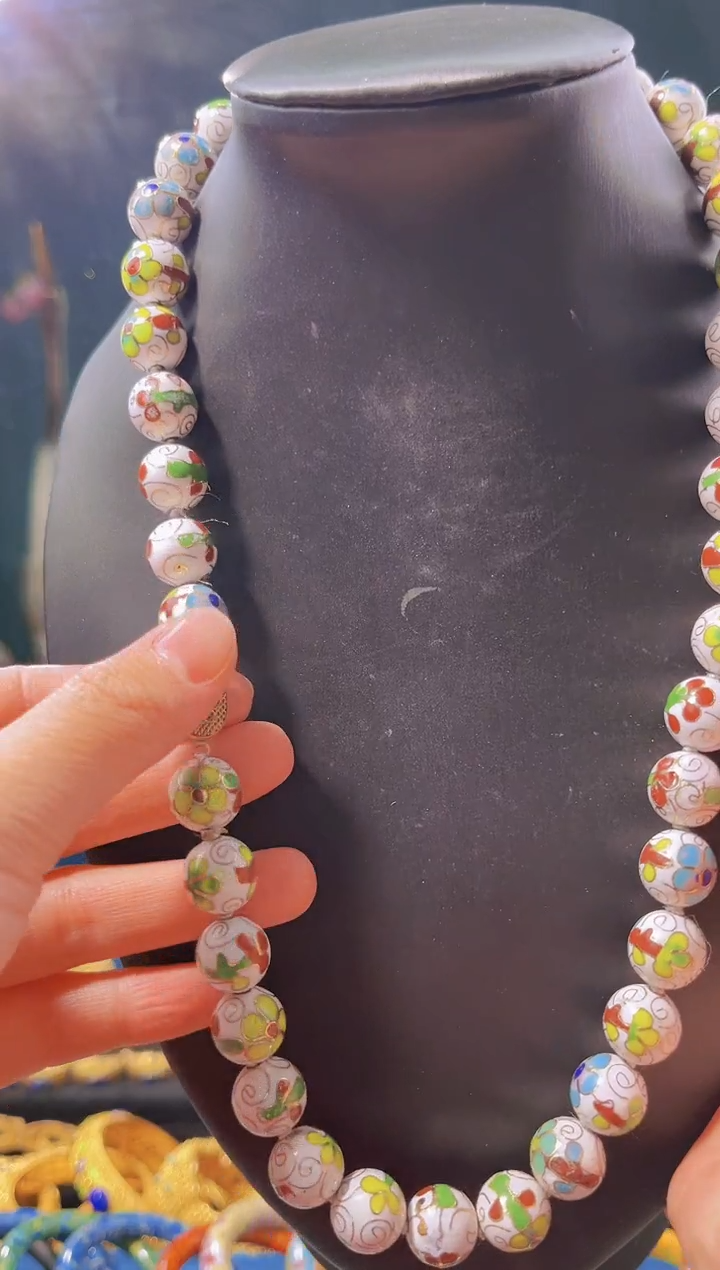 【闪购商品】非遗景泰蓝项链卡1.2