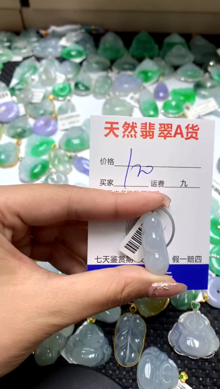 【闪购商品】翡翠颈饰18K金镶嵌111111111