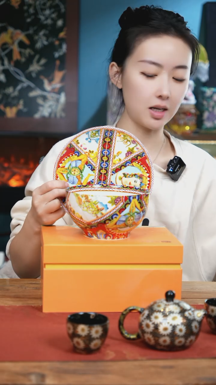 【闪购商品】瓷片豆包儿推荐饰品摆件