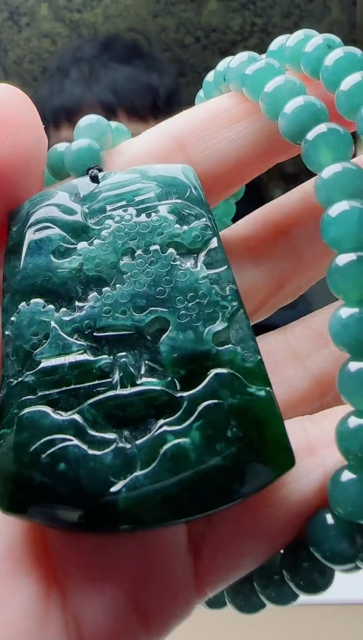 【闪购商品】翡翠颈饰未镶嵌111111111