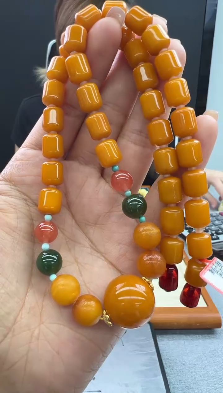 【闪购商品】未镶嵌琥珀颈饰29秒拍号