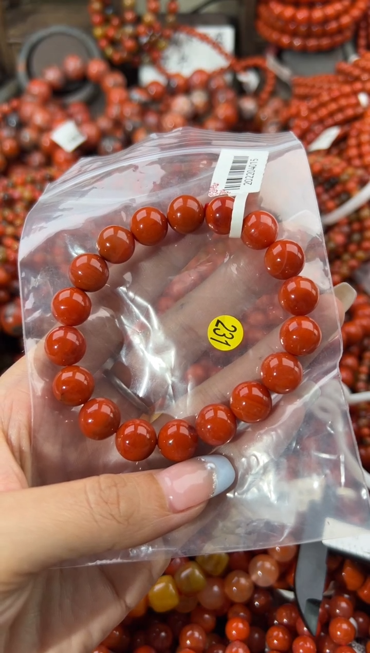 未镶嵌手串南红玛瑙你*姐11+