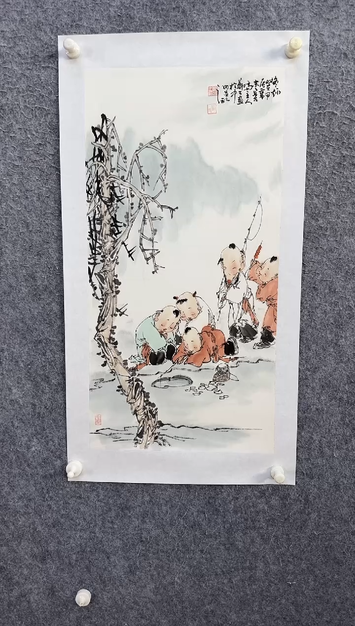 【闪购商品】国画ST-LZG人物绘画作品