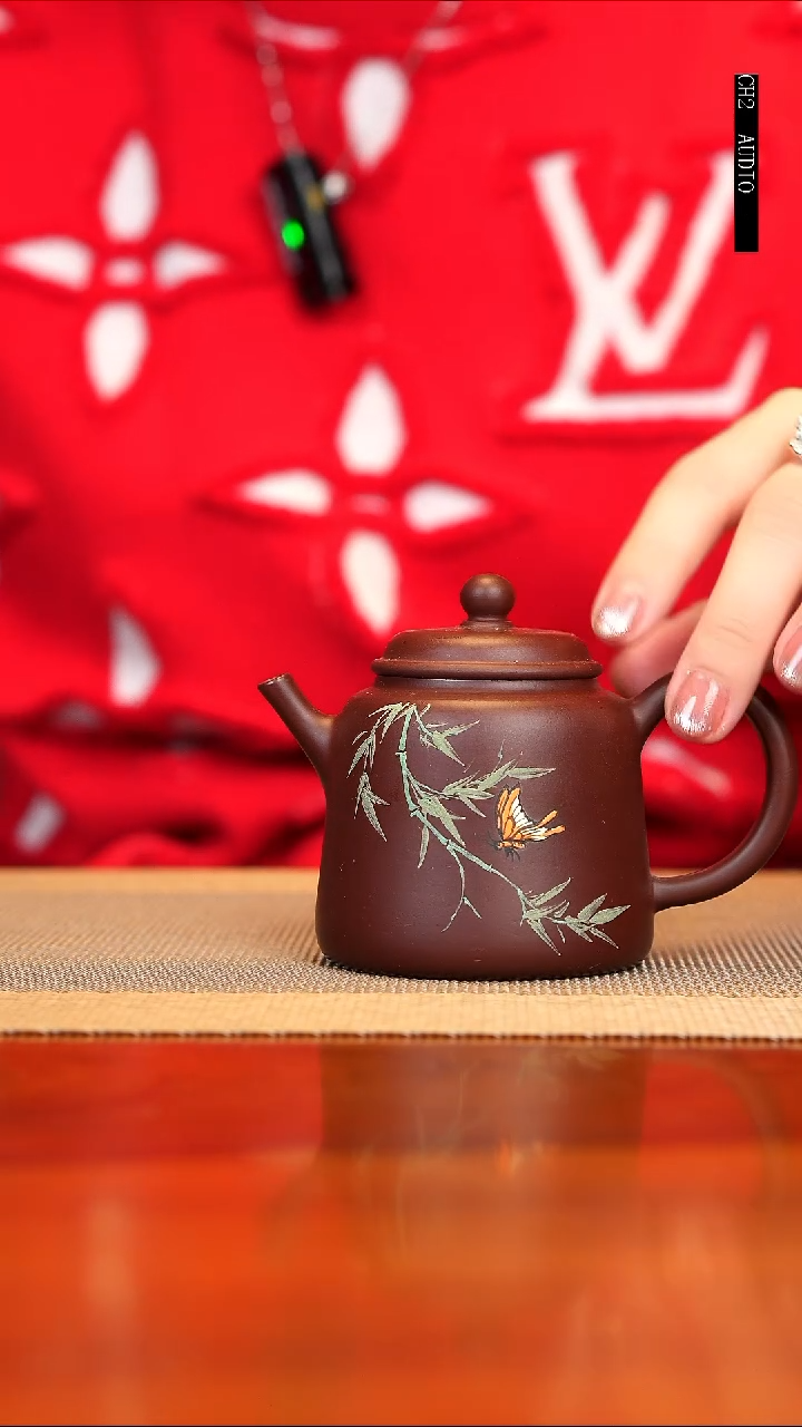 【闪购商品】紫砂茶壶紫朱泥禅钟壶