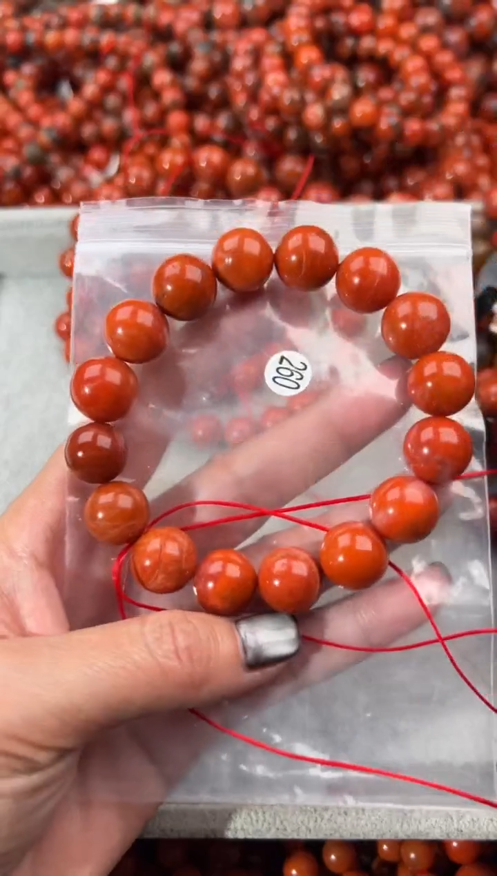 未镶嵌手串南红玛瑙13+