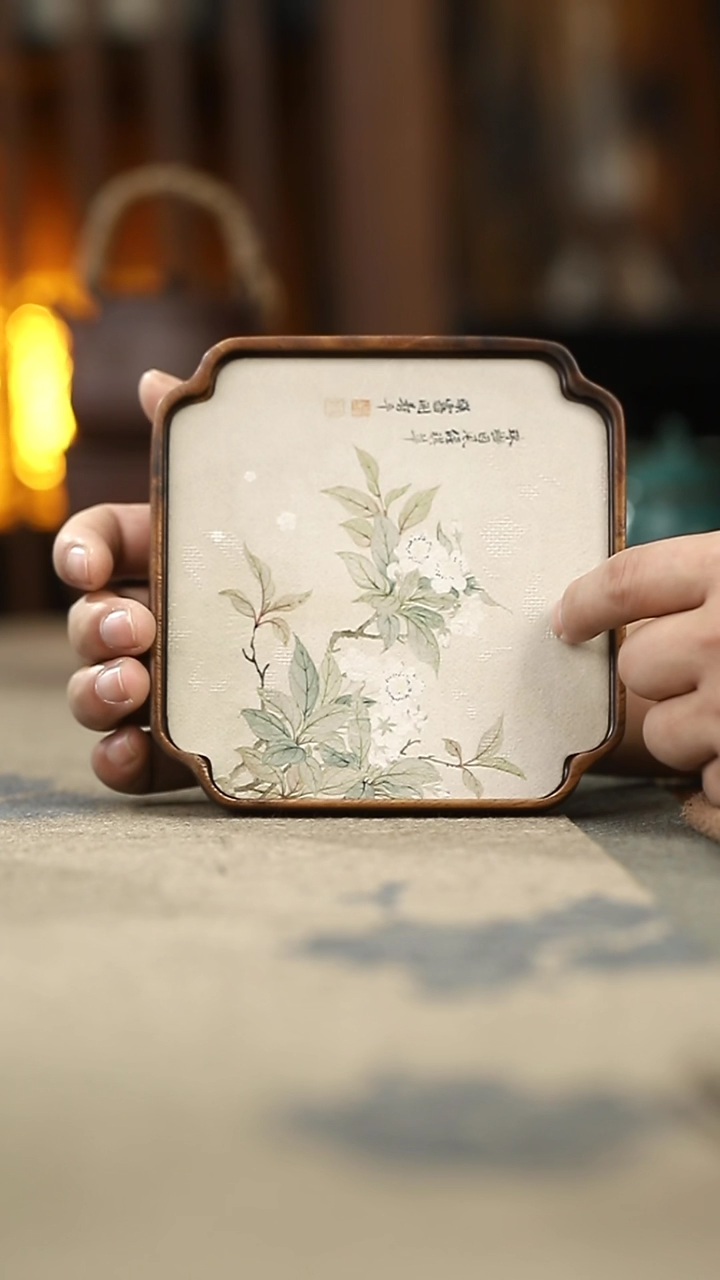 【闪购商品】其他胡桃木壶承-带垫