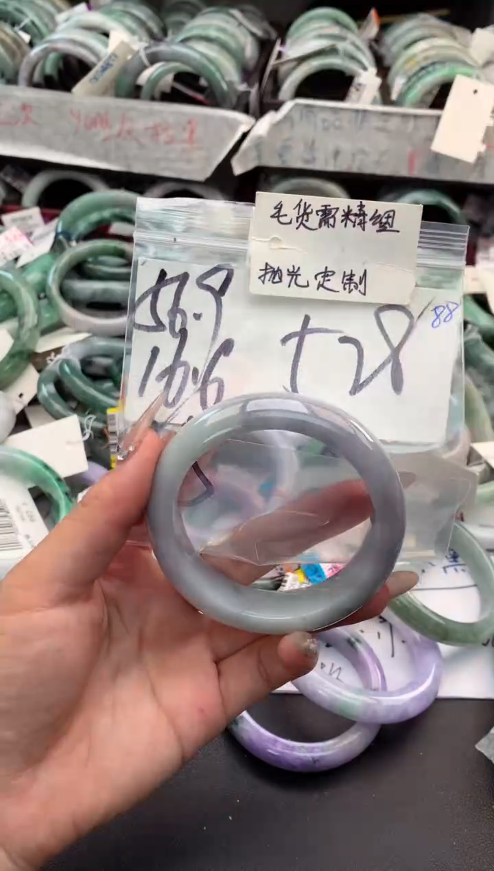 【闪购商品】定制翡翠未镶嵌毛货需精细抛光+多人