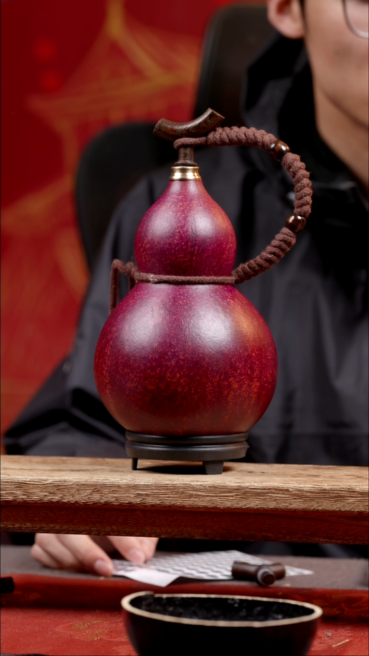 805尾货款大漆精品葫芦4-500ml